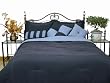 Microfiber King Comforter Set, Denim / Smoke Blue
