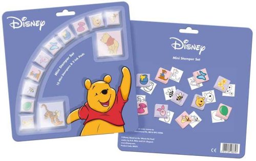 Childrens Toyshop  Toys : 10 Mini Stamper Set - Winnie The Pooh
