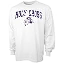 Holy Cross Crusaders Youth White Bare Essentials Long Sleeve T-shirt