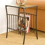 Contemporary Magazine Table (Black) (24