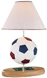 IK-6021 TABLE LAMP - SOCCER BALL BODY/PLEATED FABRIC SHADE, A 100W by Lite Source