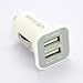 Gekiten iPad iPad2 Dual USB Car Micro Charger 3.1A �y�A�b�v�� �A�C�p�b�h �p �J�[ �}�C�N�� �V�K���b�g �p���[�h���C�u USB �`���[�W���[�z�z���C�g �� GE-IP024-WH
