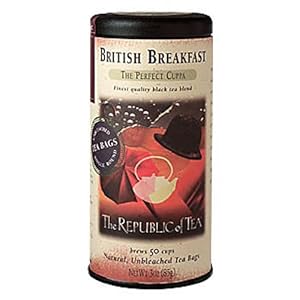 The Republic of Tea British Breakfast Tea 50-Count