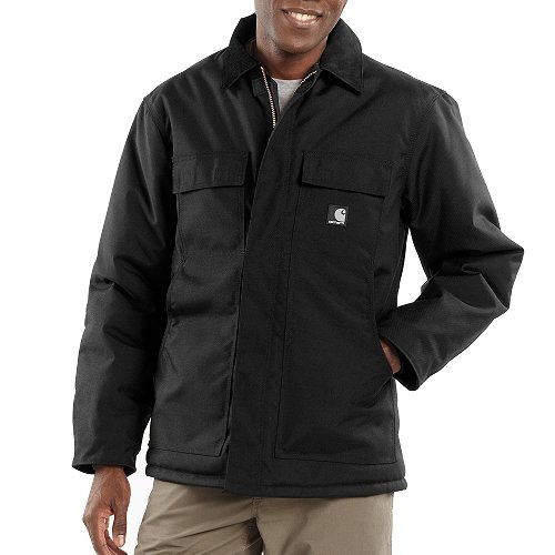 Carhartt Men's Extremes Arctic-Quilt Lined Coat, Black, XX-Large Regular