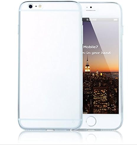 iPhone 6s Plus Clear TPU / PC Frame Slim Dual Layer Ultra Thin 0.33m Premium Case for Iphone 6 Plus (2014) / 6s Plus (2015) (Transparent)