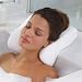 Microdry Luxury Bath Pillow with Memory Foam, White