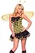 Sexy Adult Womens Halloween Costume Bumble Bee Bumblebee Honeybee Dress Costume Theme Party Outfit