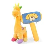 "Georgie - the Alpha-numeric Giraffe" and "Thunder - the Musical Dog Hammer" Plush Toy Set