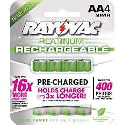 Rayovac Platinum LSD NiMH AA, 4pack