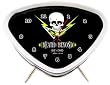 Death By Beyond Green Lightening White Skull Alarm Clock