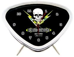Death By Beyond Green Lightening White Skull Alarm Clock