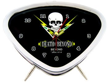 Alarm Clock Death By Beyond Green Lightening White Skull