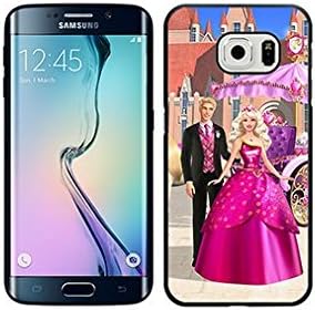 Barbie - Princess Charm School Samsung Galaxy S6 Edge Cases, Funny Anime Cartoon Quotes Lightweight Impact Resist Premium TPU Galaxy S6 Edge Cases for Girls