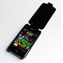 Schwarze Ledertasche Flip f�r Apple iPhone Generat&hellip von Ricco