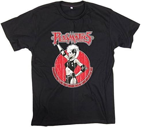 Finewear Unisex Plasmatics Coup d'Etat Punk Rock Skinhead Glam Noise Nice Black Tee Shirts (S)
