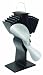 Caframo Ecofan Airplus, Black with Nickel Blade 3 Blade 802
