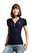 Aeropostale Women's A87 Piqu Polo Shirt M Classic Navy