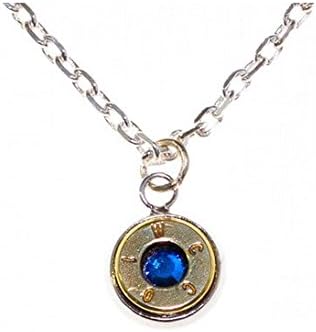 Cobrabraid Real Bullet Pendant Necklace, 9mm, Brass