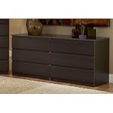Scottsdale Six Drawer Double Dresser in Coffee