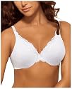 Lilyette Women's Unlined Lace Jacquard Underwire Minimizer Bra #978
