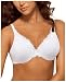 Lilyette Women's Unlined Lace Jacquard Underwire Minimizer Bra #978