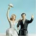 Weddingstar "Honeymoon Bound" Couple in Car Cake Topper