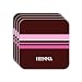 Personal Name Gift - "HENNA" Set of 4 Mini-Mousepad Coasters (pink design)