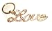 Sex and the City LOVE Keychain with Crystals