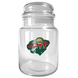 Minnesota Wild NHL 31oz Glass Candy Jar by Great American Products