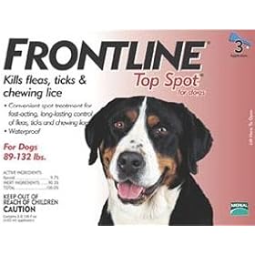 Frontline Top Spot Flea & Tick Medication for Dogs (89+ lbs)