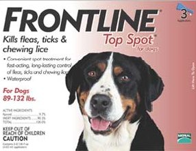 Frontline Top Spot Flea & Tick Medication for Dogs (89+ lbs)