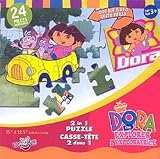 Dora the Explorer 2 in 1 Jigsaw Puzzle (24 Pieces)