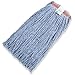 Rubbermaid FGF51700BL00 20-oz Premium Mop Head - 1" Headband, 4-Ply Cotton/Rayon/Synthetic, Blue