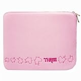 Three Sweet Heart Netbook and iPad Sleeve - Light Pink