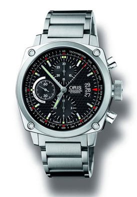 Oris Men's 4154MB BC4 Chronograph Stainless Steel Bracelet Watch