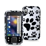 Dog Paw Design Crystal Hard Skin Case Cover for Motorola Flipside MB508 Pho ....