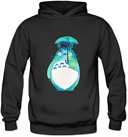 FANNG Women's My Neighbor Totoro Logo Hoodies Black L