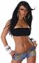 Bandeau-Top mit gef�tterten Cups Einheitsgr��e (32-38), verschiedene Farben
