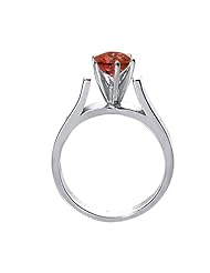 0.80 Ct Round H/I I1 Diamond 14K White Gold Ring