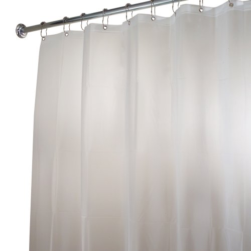 InterDesign EVA Shower Liner, Clear Frost