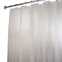 InterDesign 84-Inch EVA Long Shower Liner, Clear Frost