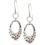 LOIS HILL Links Open Tear Drop Fishhook Earrin