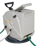 No Crank Suburban 100' Water Powered Retractable Garden Hose Reel with 360 Degree Swivel Base #RS10025
