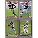 2001 Topps Football Complete Mint 385 Card Hand Collated Set. Loaded with Stars Including Emmitt Smith, Peyton Manning, Jerry Rice, Kurt Warner, Brett Favre, Troy Aikman, Donovan McNabb, Randy Moss and More, Plus Rookie Card of LaDainian Tomlinson, Drew Brees and Others.
