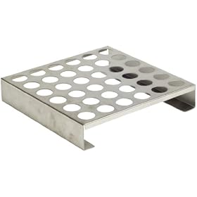 Charcoal Companion CC3100 9-Inch Stainless Steel Pepper Roasting Rack with 36 Holes: Patio, Lawn &amp; Garden