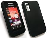 FLASH SUPERSTORE SAMSUNG S5230 TOCCO LITE SILICONE SKIN COVER/CASE PROTECTIVE RUBBER BLACK + LCD SCREEN PROTECTOR
