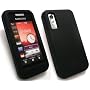 FLASH SUPERSTORE SAMSUNG S5230 TOCCO LITE SILICONE SKIN COVER/CASE PROTECTIVE RUBBER BLACK + LCD SCREEN PROTECTOR