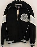 NFL Suede Varsity Jacket Oakland Raiders Small