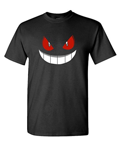 THE GOOZLER - GENGAR HALLOWEEN FACE - Mens Cotton T-Shirt