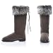 Dominion 'Artemis' Women's Tall Fashion Shearling Boots with Toscana Trim